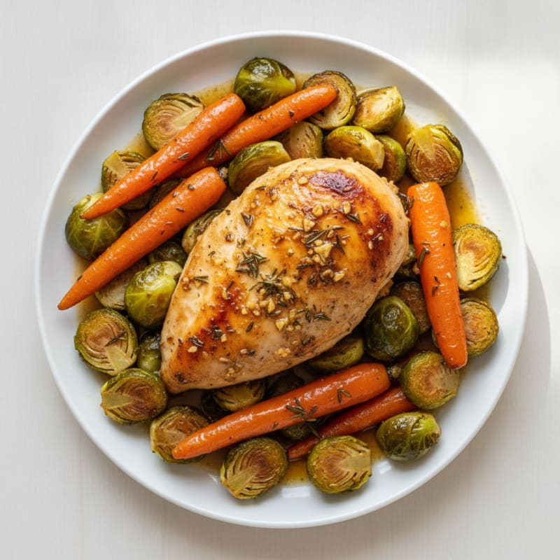 Garlic Herb Roasted Chicken with Vegetables