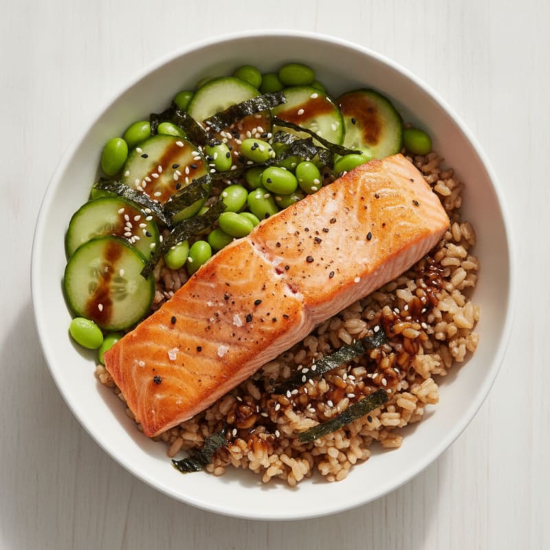 Salmon Sushi Rice Bowl