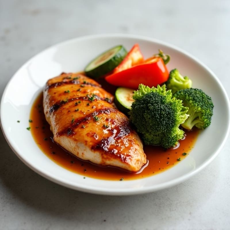 Healthy Teriyaki Chicken with Roasted Vegetables