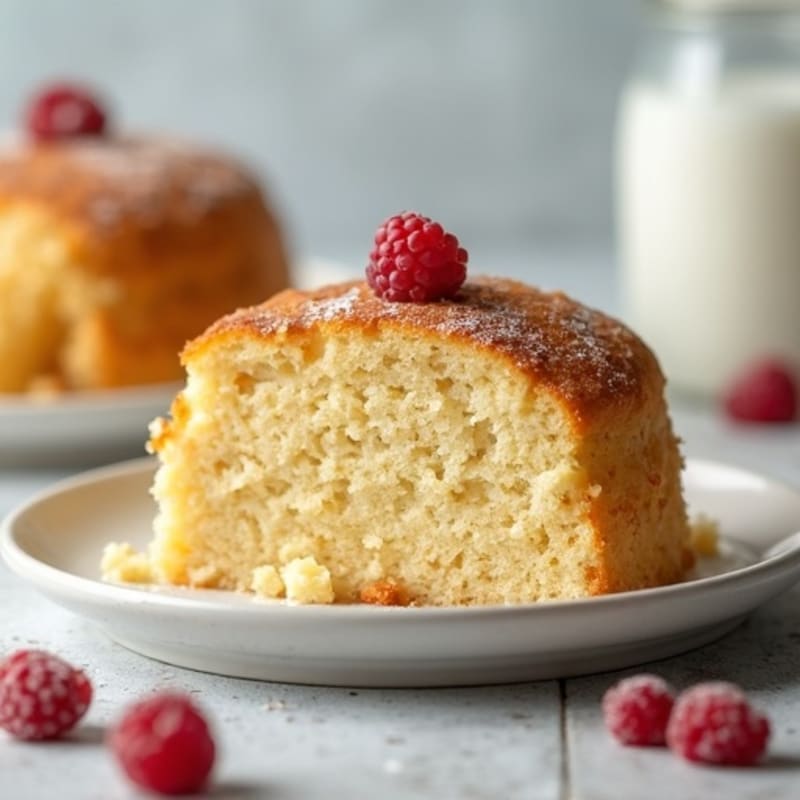 Easy Microwave Fluffy Grain-Free Cake