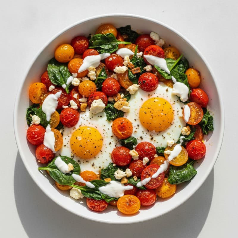 Baked Eggs with Roasted Tomatoes
