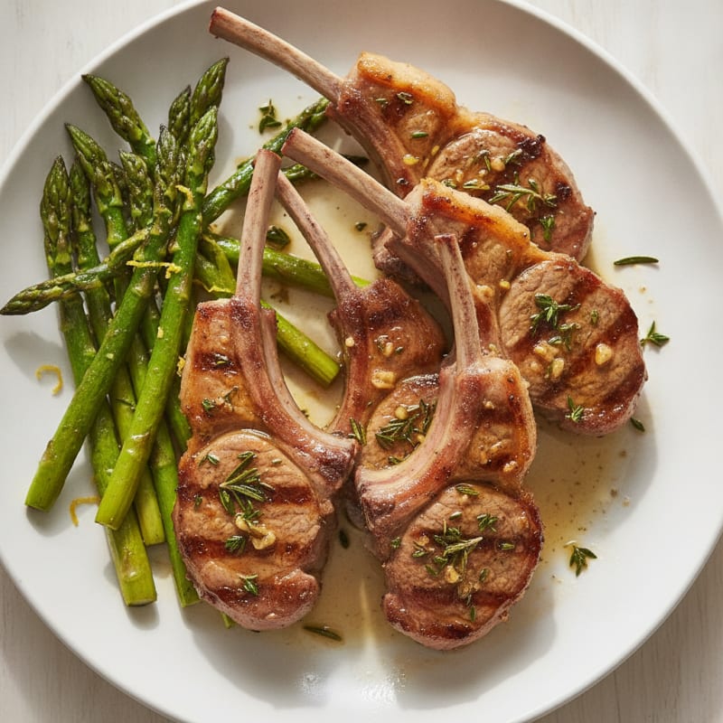 Grilled Herb Lamb Chops
