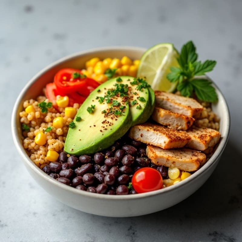 Vibrant Black Bean Burrito Bowl