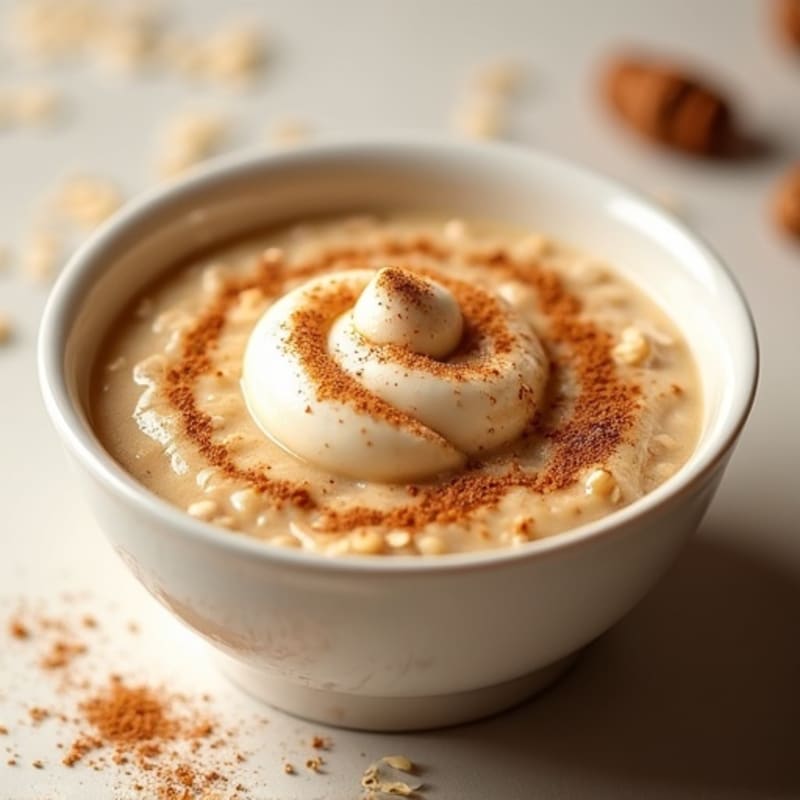 Creamy Cinnamon Swirl Protein Oats