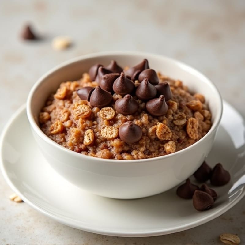 Soft Baked Chocolate Chip Protein Oatmeal