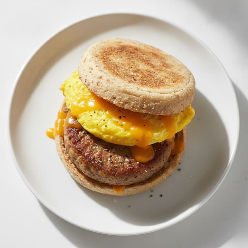 Sausage Egg Cheese English Muffin