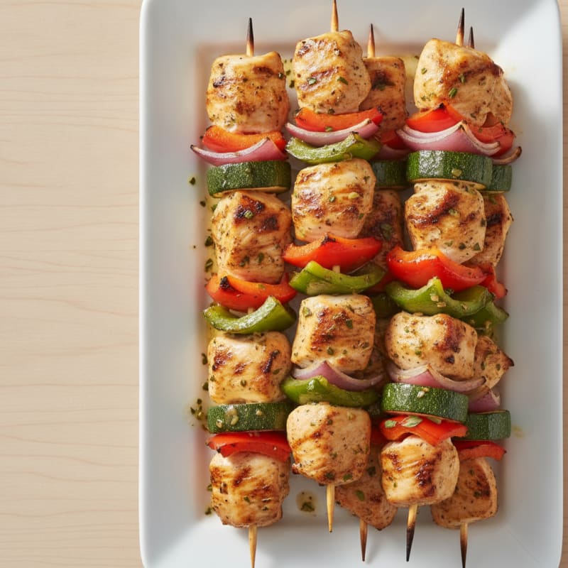Chicken and Veggie Skewers