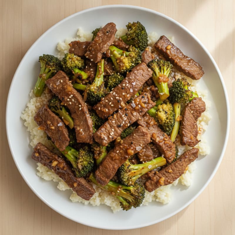 Sesame Beef and Broccoli Stir-Fry