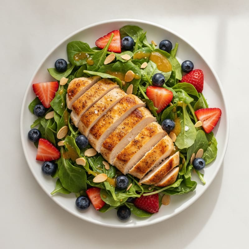 Chicken and Berry Salad with Citrus Vinaigrette
