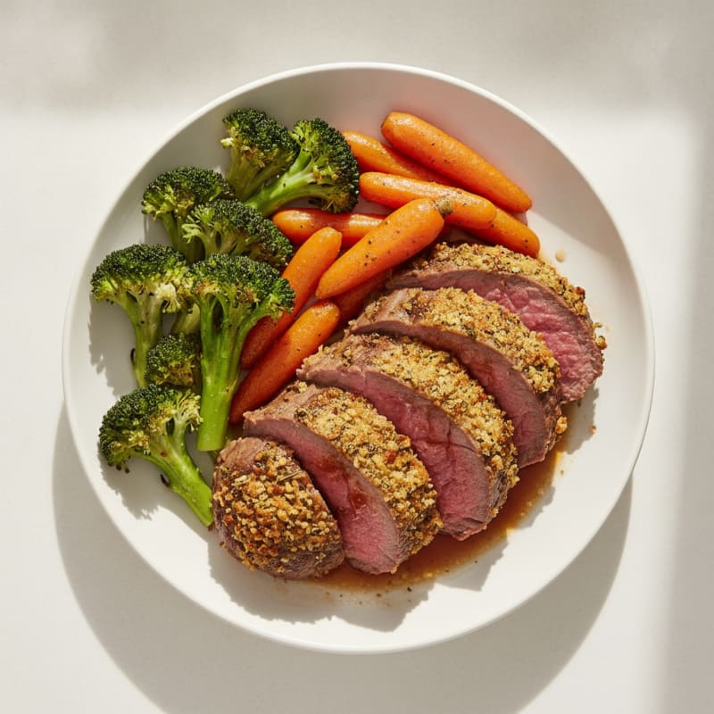 Garlic Herb Roasted Beef