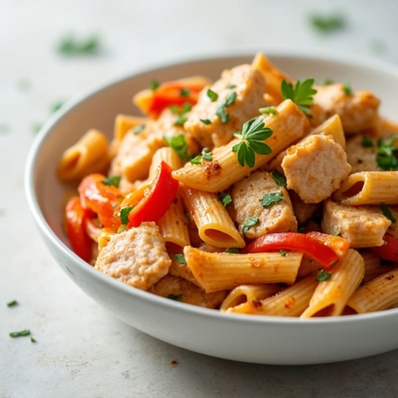 Creamy Cajun Chicken Pasta with Bell Peppers