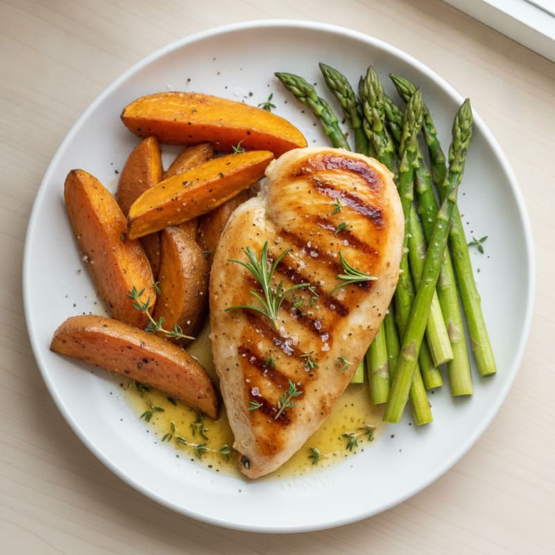 Pan-Seared Chicken with Herb Butter