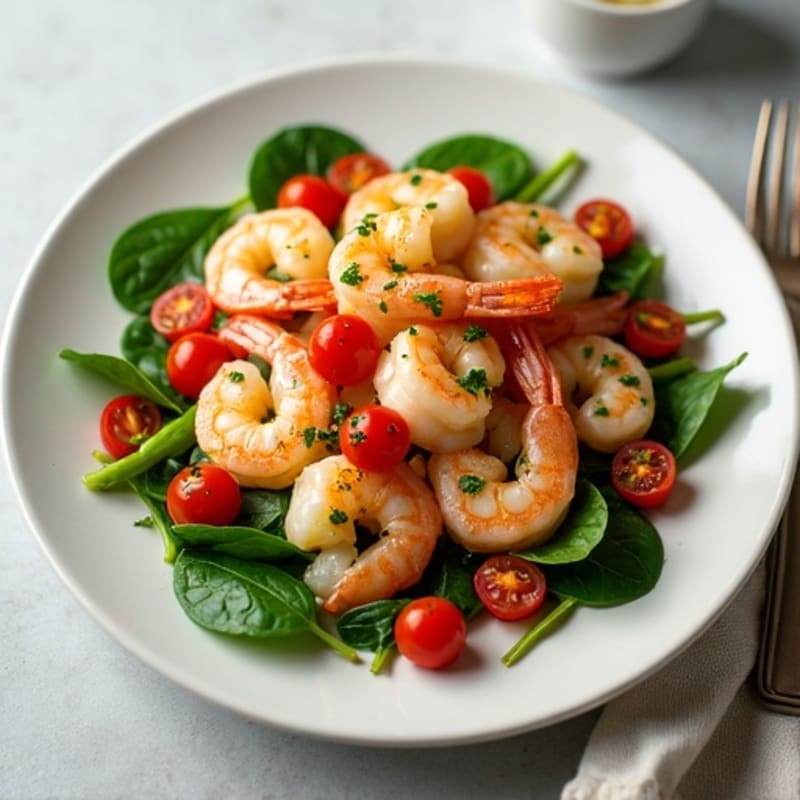 Lemon-Garlic Butter Shrimp with Fresh Herbs