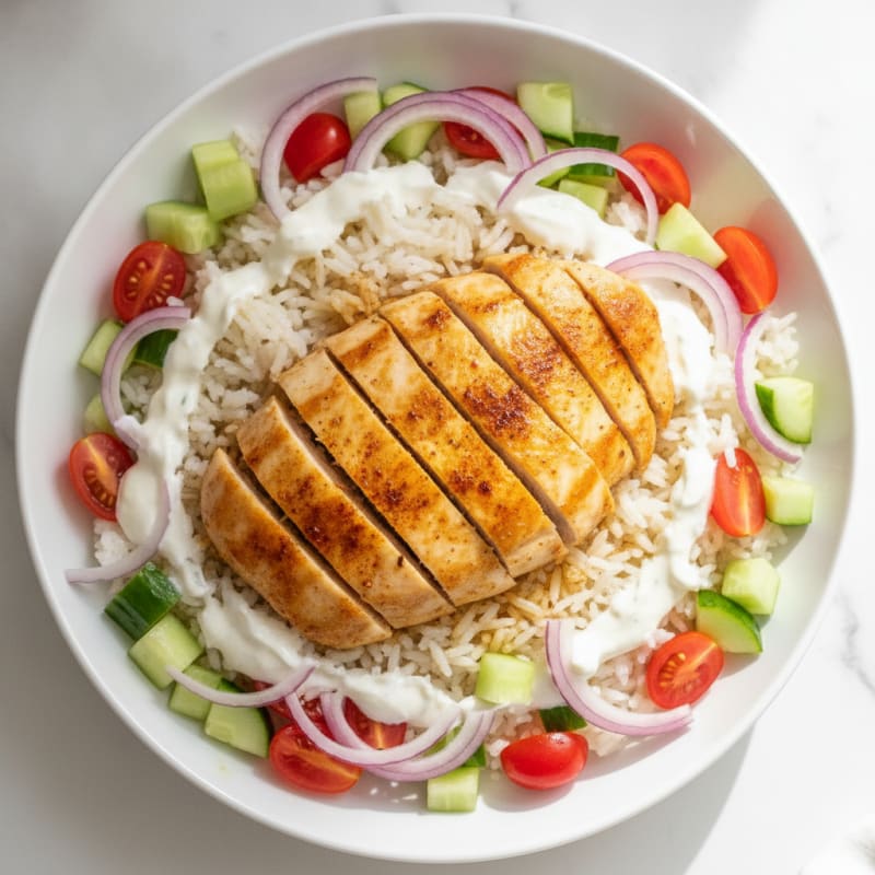 Chicken Shawarma Rice Bowl