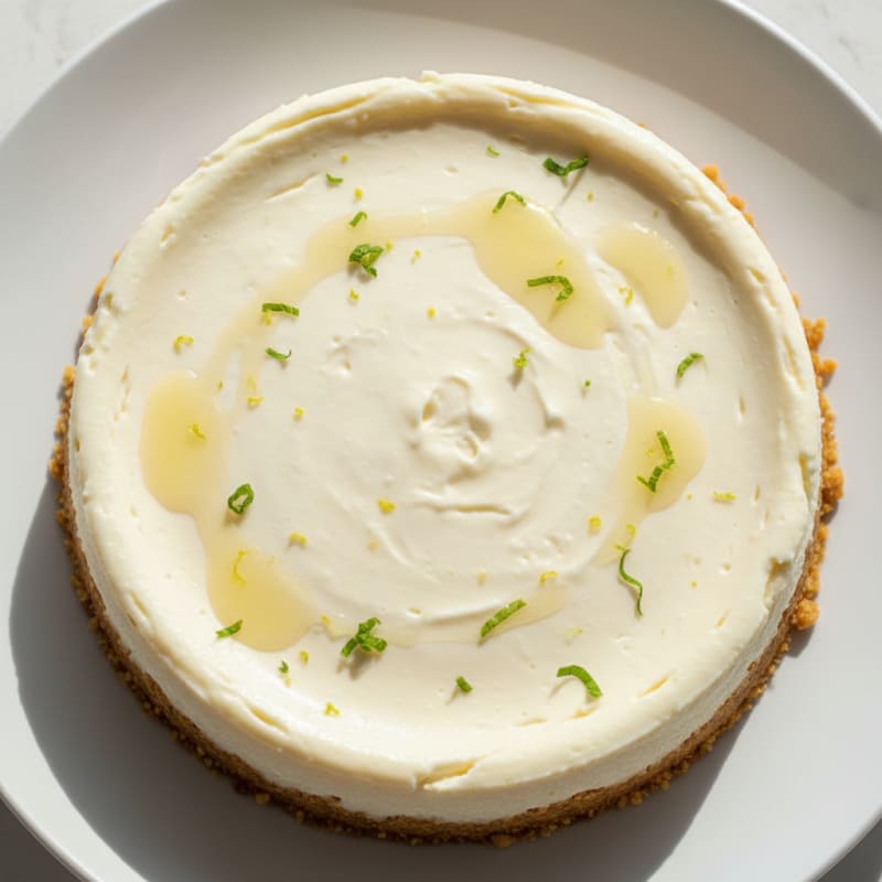 Silky Greek Yogurt Protein Cheesecake