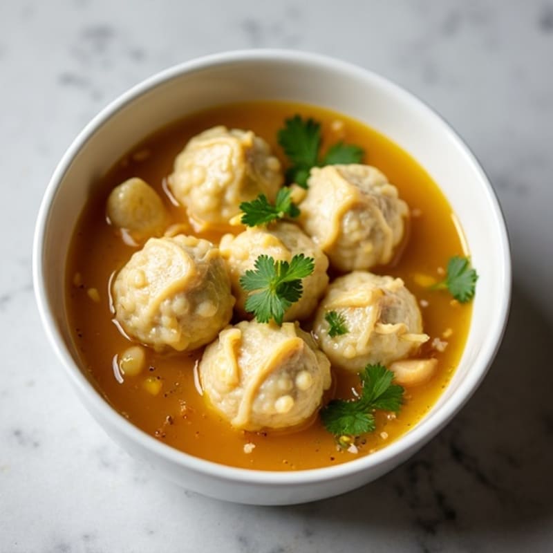 Lightened-Up Chicken and Cauliflower Dumplings Stew