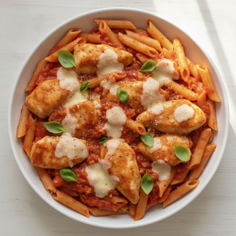 One-Pot Chicken Parmesan Pasta
