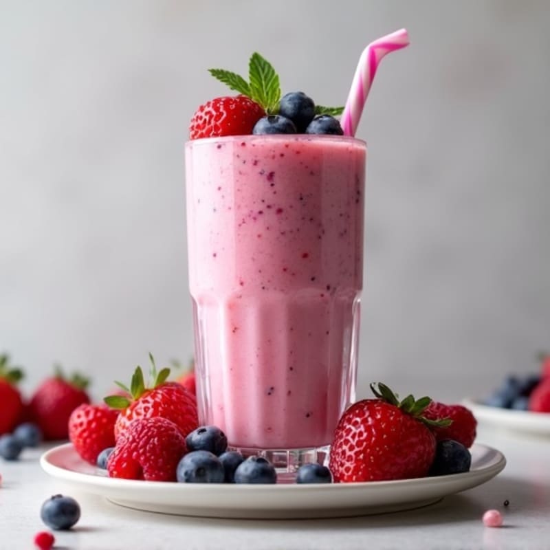 Creamy Berry Protein Smoothie