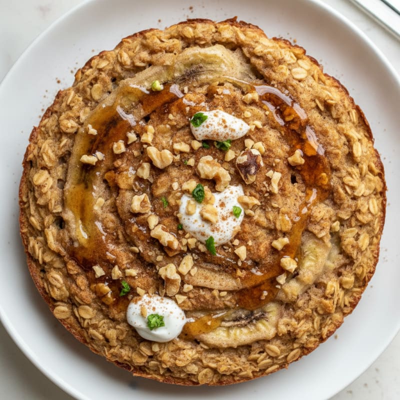 Baked Banana Oatmeal Delight