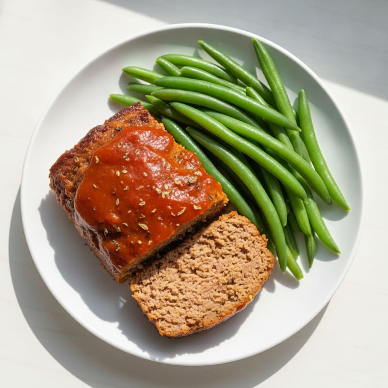 Classic Beef Meatloaf with Zesty Ketchup Glaze
