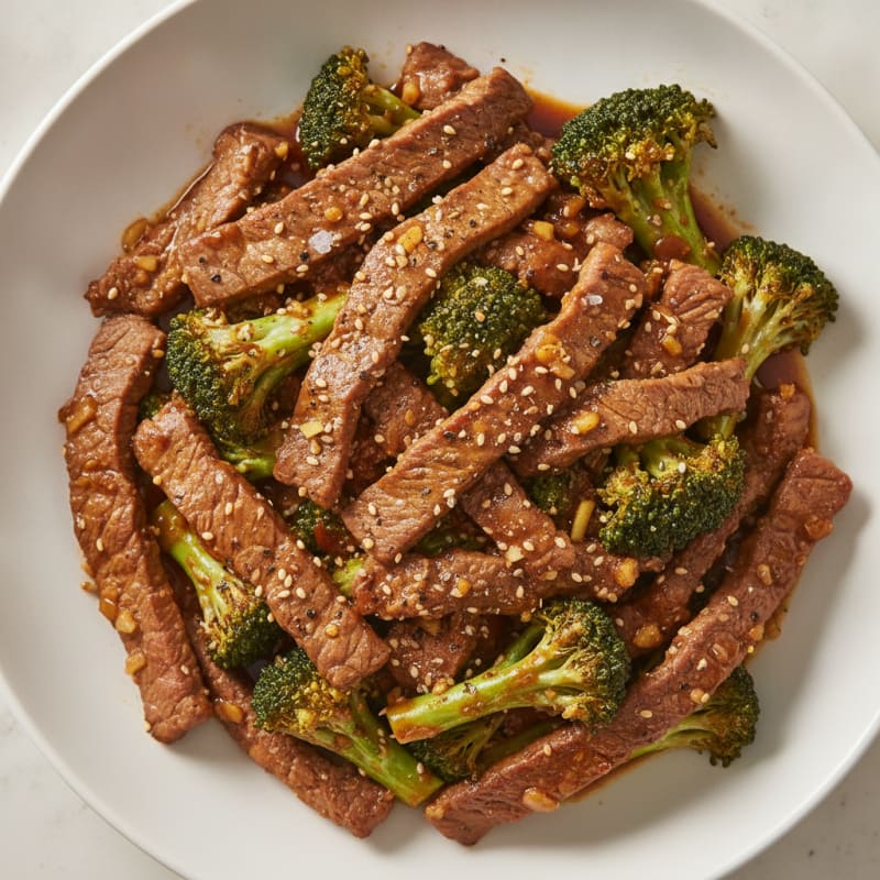 Sesame Beef and Broccoli Stir-Fry