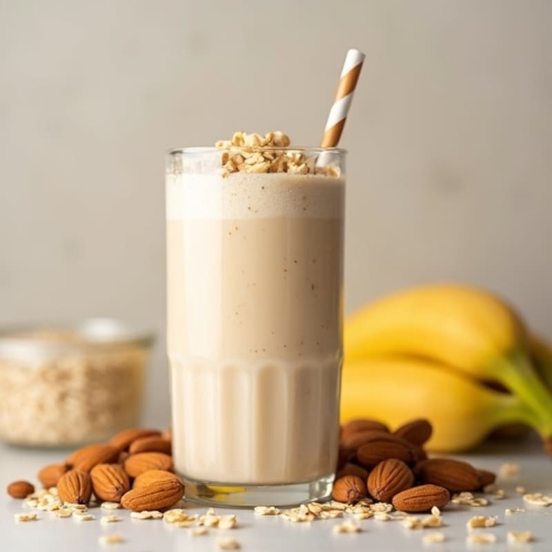 Creamy Vanilla Almond Protein Shake