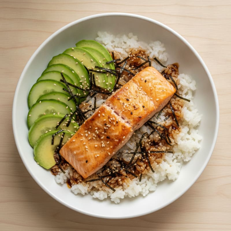 Salmon Sushi Rice Bowl