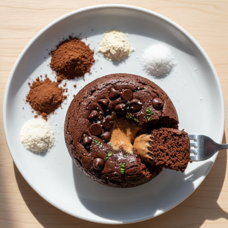 Creamy Chocolate Protein Mug Cake