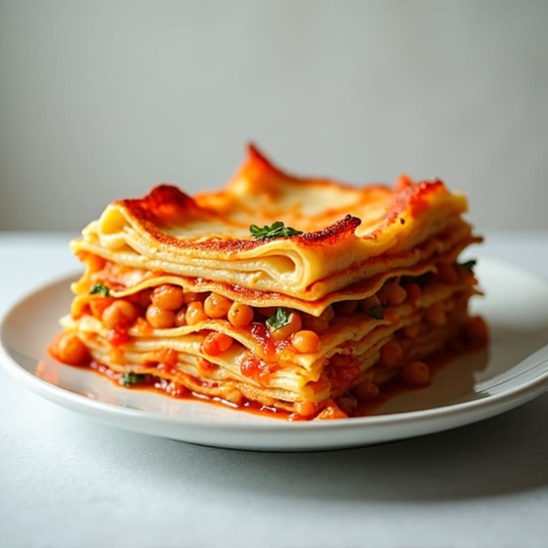 Roasted Vegetable Layered Lasagna