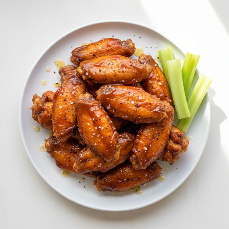 Crispy Smoky BBQ Chicken Wings