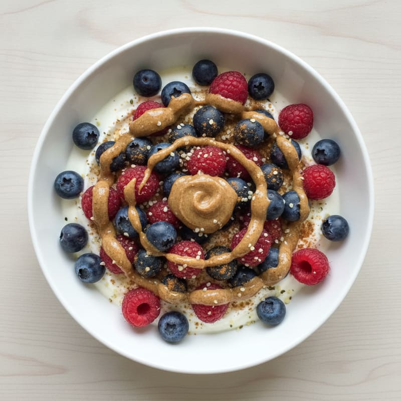 Greek Yogurt Protein Bowl with Berries