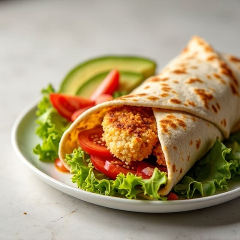 Crispy Buffalo Ranch Chicken Wrap