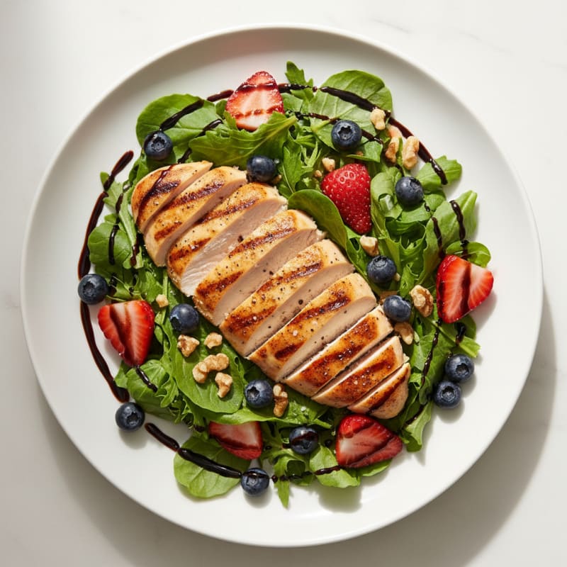 Grilled Chicken and Berry Salad
