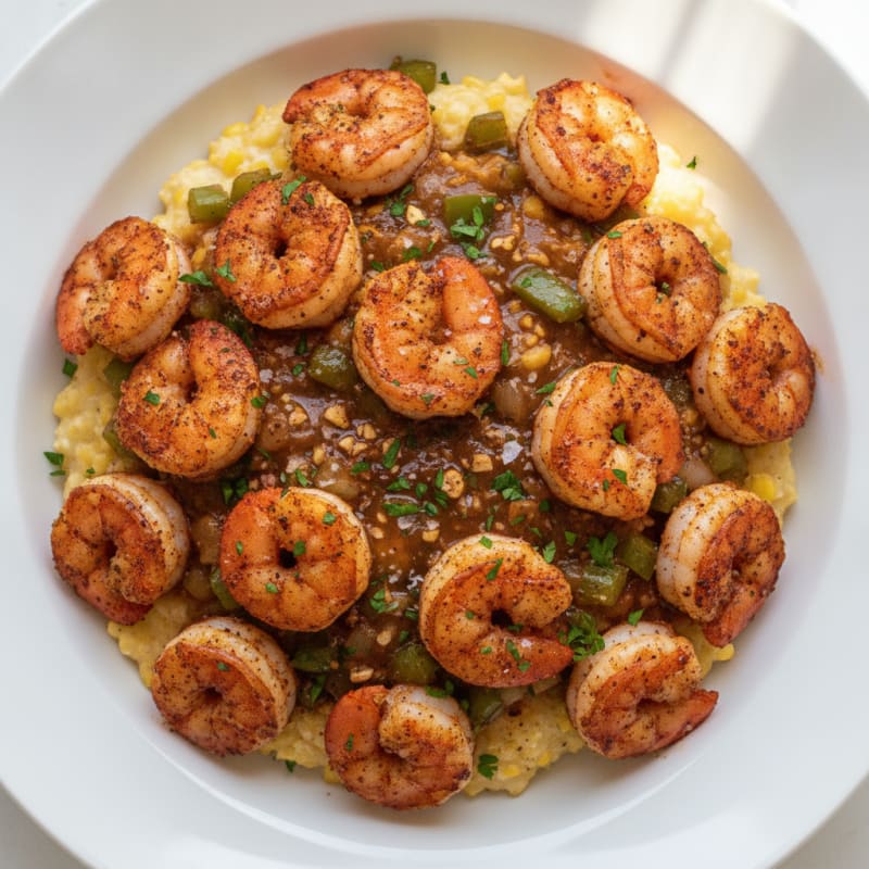 Cajun Shrimp and Grits