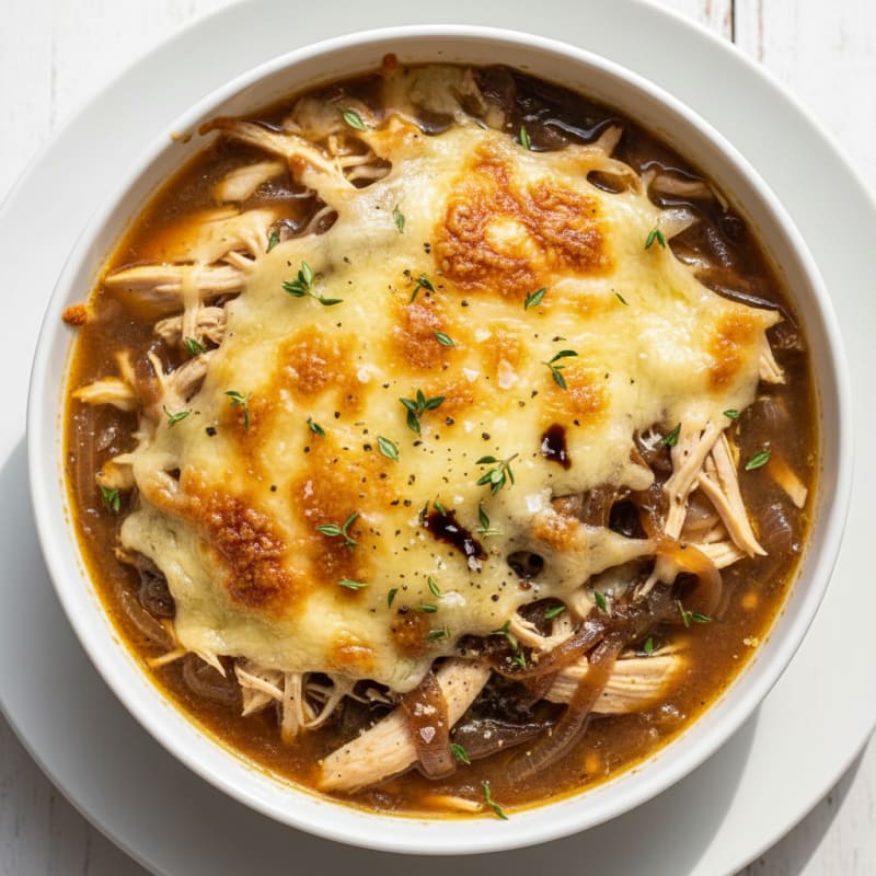 Caramelized Onion and Gruyere Soup