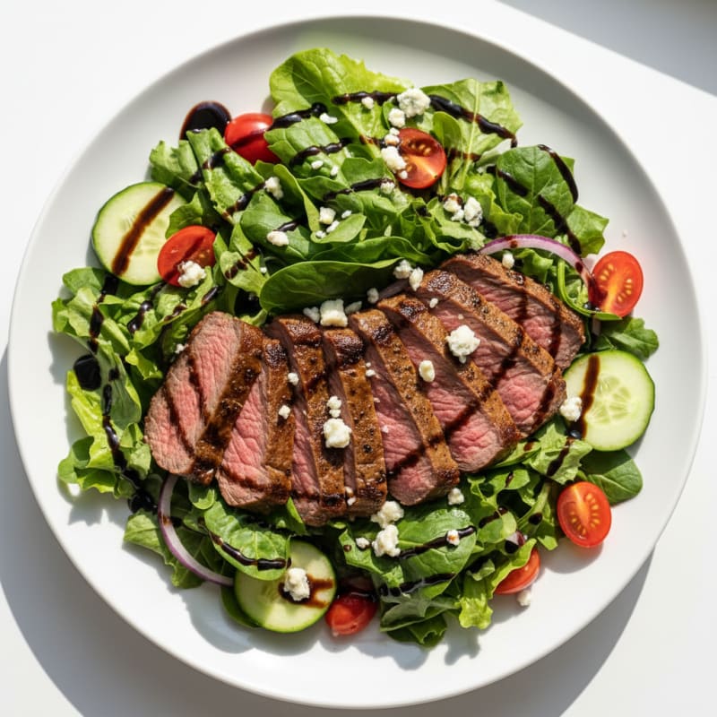 Pan-Seared Steak and Blue Cheese Salad