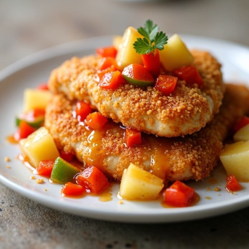 Crispy Baked Sweet and Sour Chicken