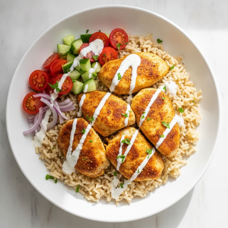 Chicken Shawarma Rice Bowl