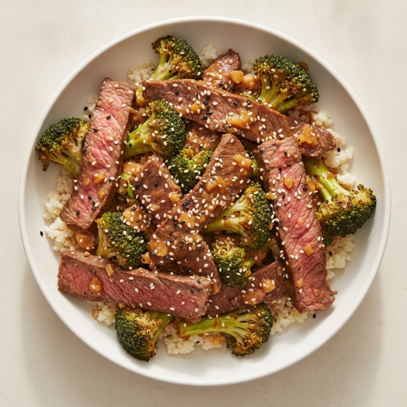 Sesame Beef and Broccoli Stir-Fry