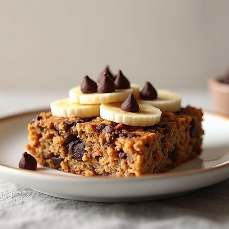 Protein-Packed Chocolate Chip Baked Oatmeal