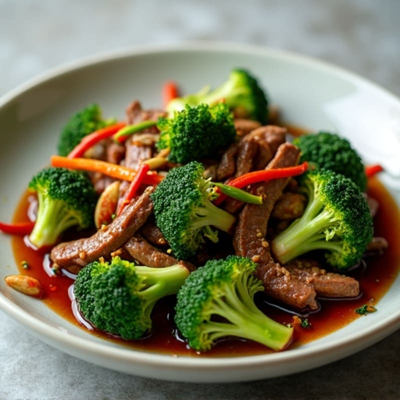 Ginger-Garlic Beef and Broccoli Stir-Fry