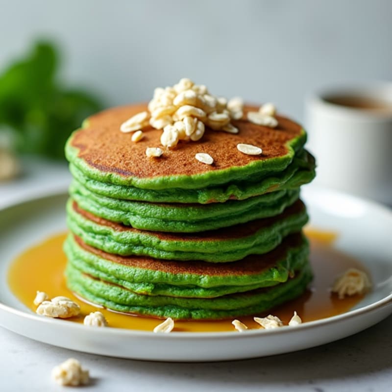 Power-Packed Green Protein Pancakes