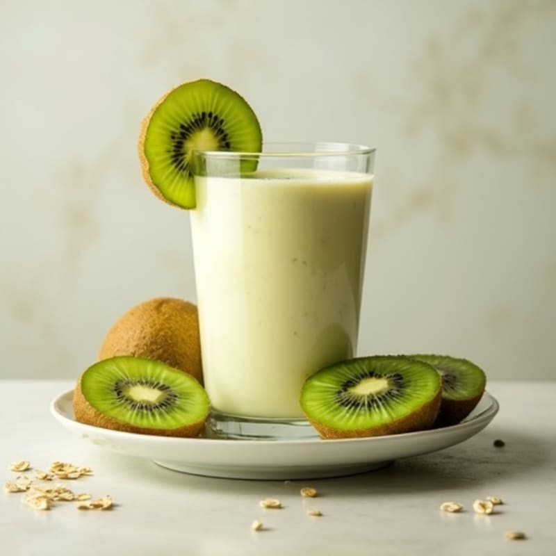 Creamy Kiwi Oat Smoothie
