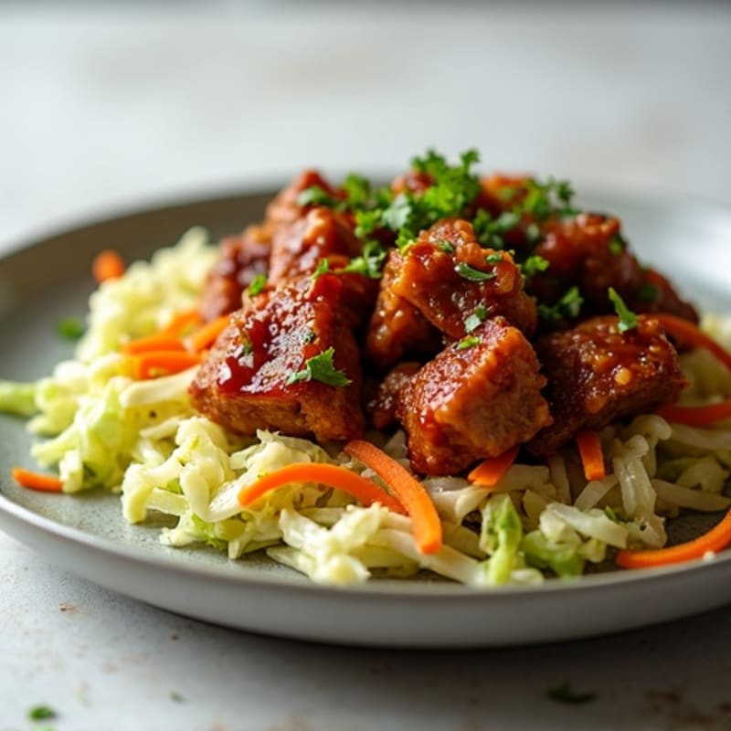 Smoky BBQ Pulled Pork with Tangy Cabbage Slaw