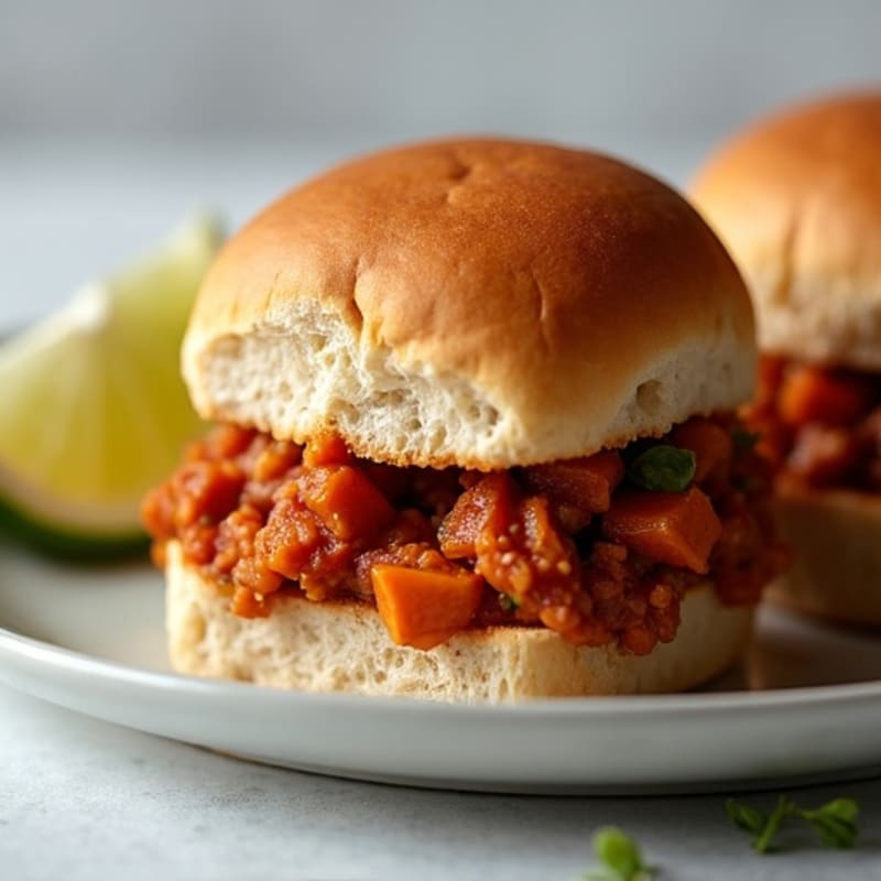 Lean Turkey Sweet Potato Sloppy Joe Sliders