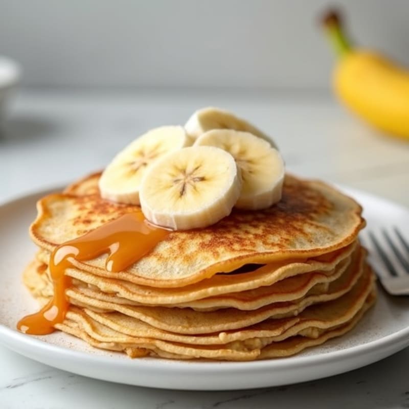Protein-Packed Almond Butter Banana Crepes