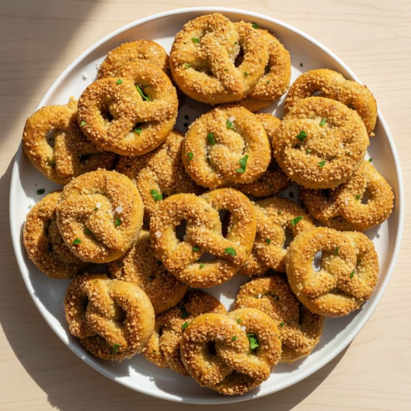 Garlic Parmesan Pretzel Bites