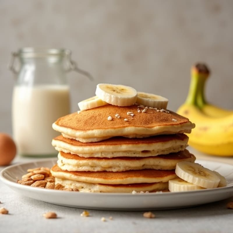 Protein-Packed Almond Flour Banana Pancakes