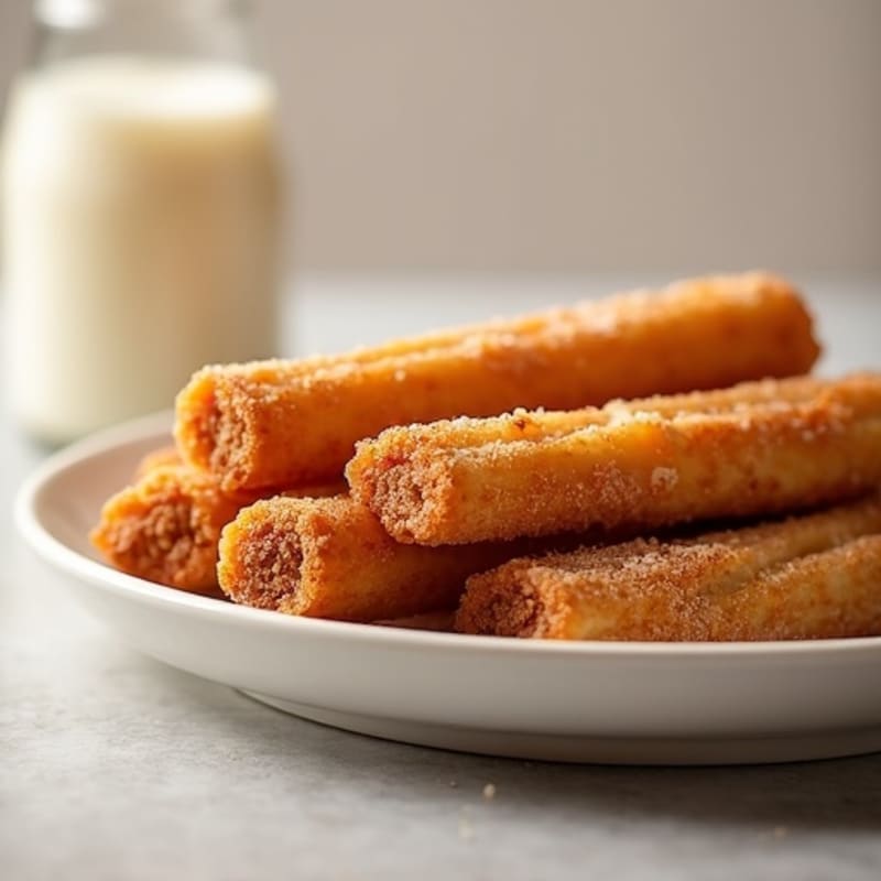 Baked Cinnamon-Almond Protein Churro Sticks