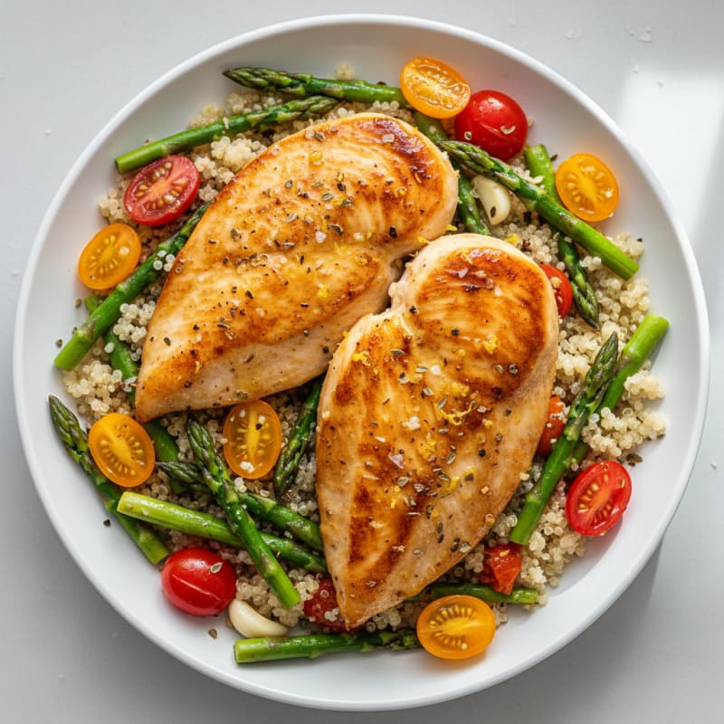 Golden Pan-Seared Chicken with Zesty Lemon